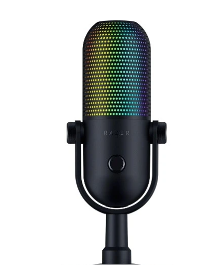 מיקרופון Razer Seiren V3 Chroma – איכות הקלטה מעולה ותאורה דינמית