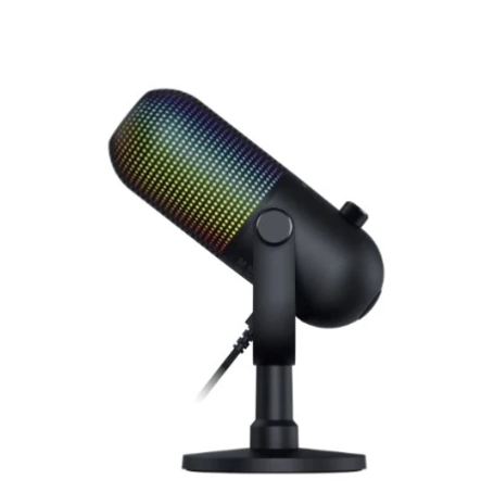 מיקרופון Razer Seiren V3 Chroma – איכות הקלטה מעולה ותאורה דינמית