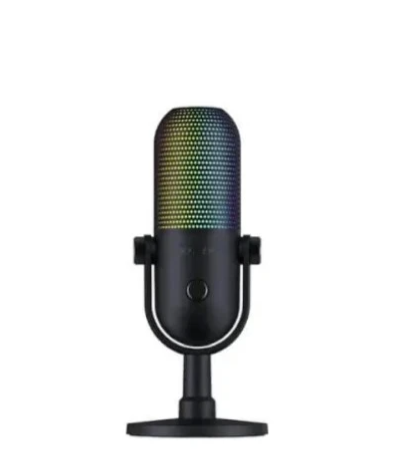 מיקרופון Razer Seiren V3 Chroma – איכות הקלטה מעולה ותאורה דינמית