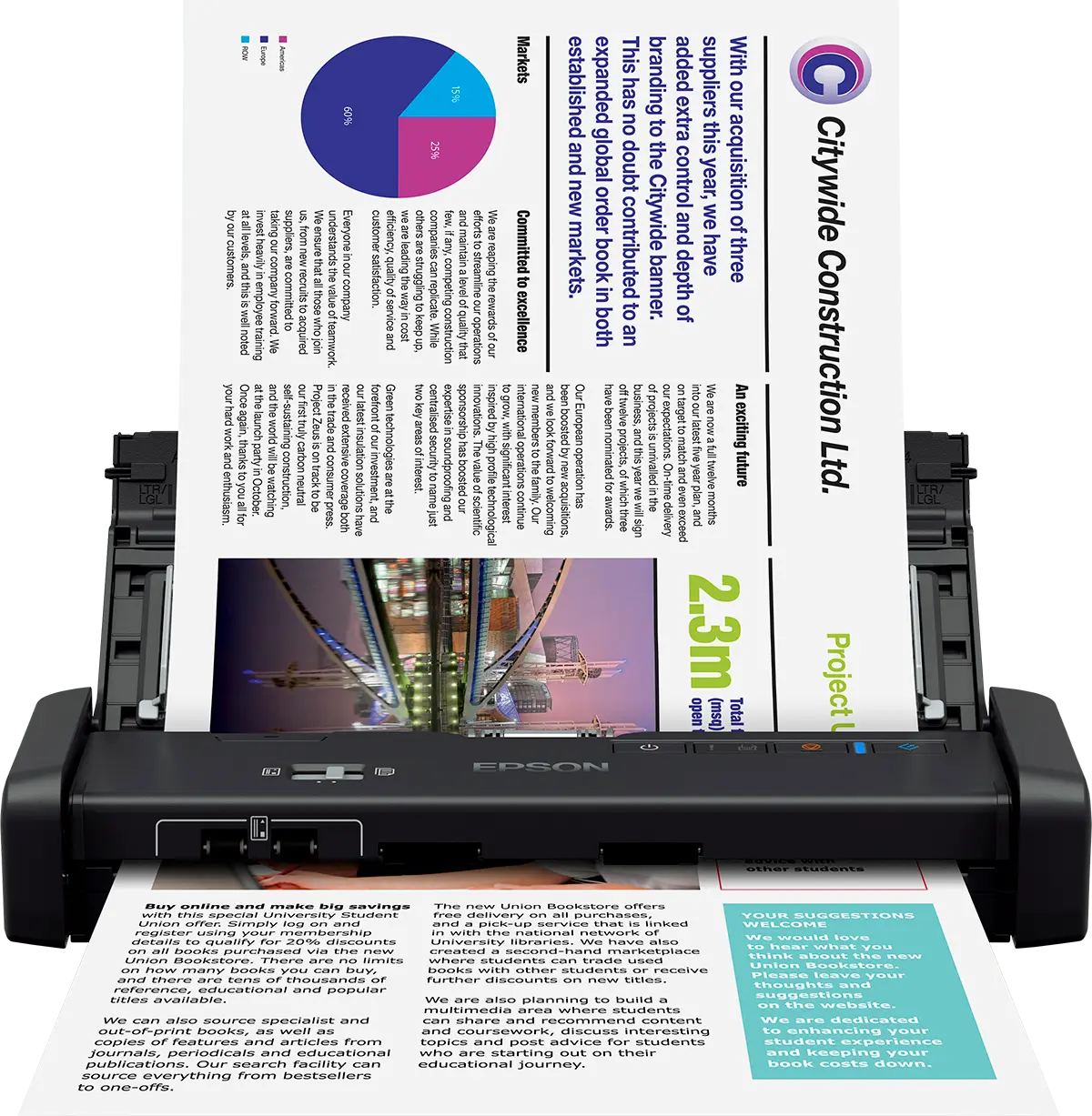 סורק אפסון Epson WorkForce DS-310