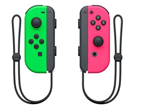 זוג בקרי שליטה ירוק/ורוד Joy-Con