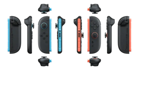 זוג בקרי ימין ושמאל צבע כחול/אדום Joy-Con Nintendo Switch 2