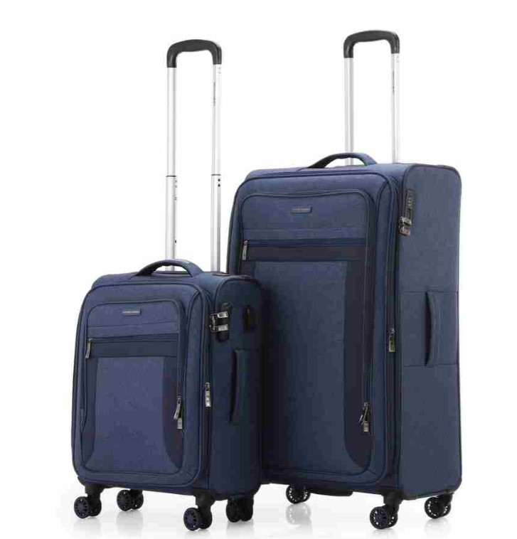 SWISS CHAMONIX סט 2 מזוודות 811 כחול כהה