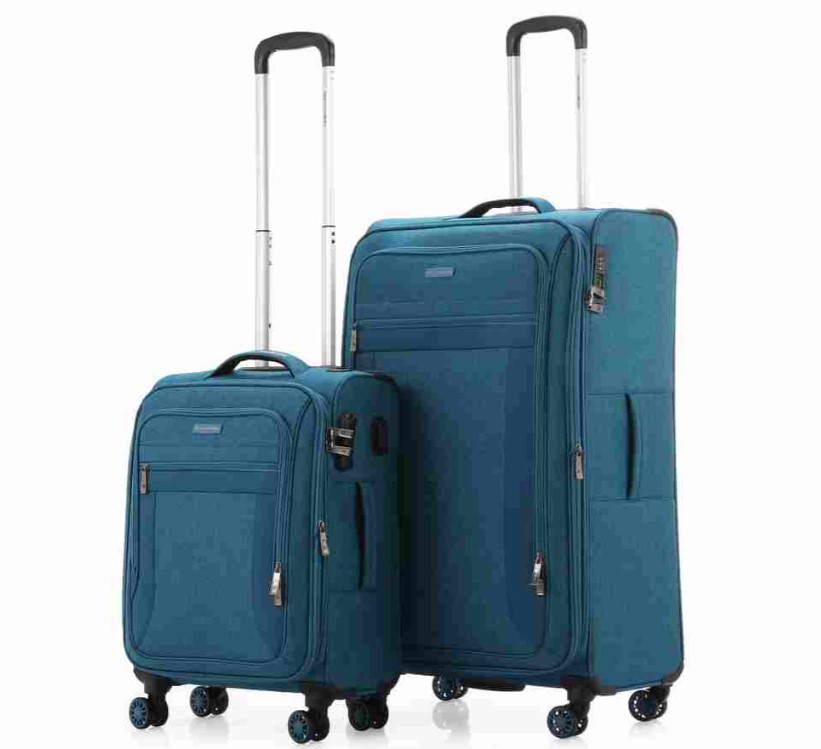 SWISS CHAMONIX סט 2 מזוודות 811 כחול נייבי