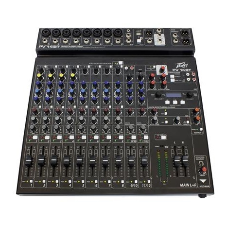 מיקסר 3 סטריאו +8 מיק + אפקט + PEAVEY PV14BT BT