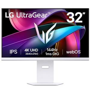 מסך מחשב גיימינג LG 32 UHD UltraGear AI Smart 32G810SA-W 