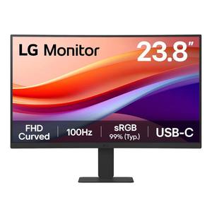 מסך מחשב קעור LG 24" FHD 24U421A-B Curved