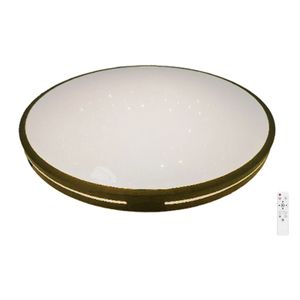 ג"ת 96W LED (צורת-29) ALASKA 60CM CCT (מסגרת זהב) עם שלט