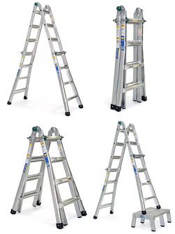 סולם טלסקופי 4X8 32 שלבים KR-32X