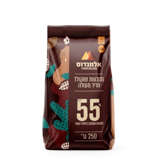 שוקולד מריר (אלמנדוס) 250 גרם