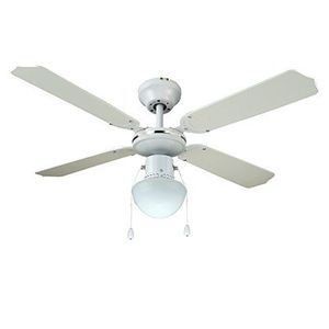 מאוורר תקרה מאוורר תקרה Miami 42" 1XE27 HY-J42003/W Semicom