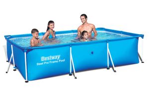 בריכת עמודים משפחתית ומלבנית 300 על 201 ס"מ דגם 56403