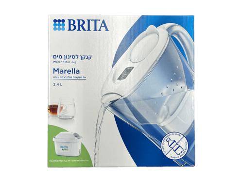 קנקן לסינון מים עם פילטר 1 מבית BRITA