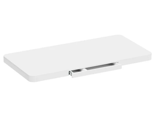 פלטת עץ לבן עם מגירה 140*70 ס