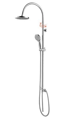 מוט מקלחת משולב חמת דגם אופוריה 801755