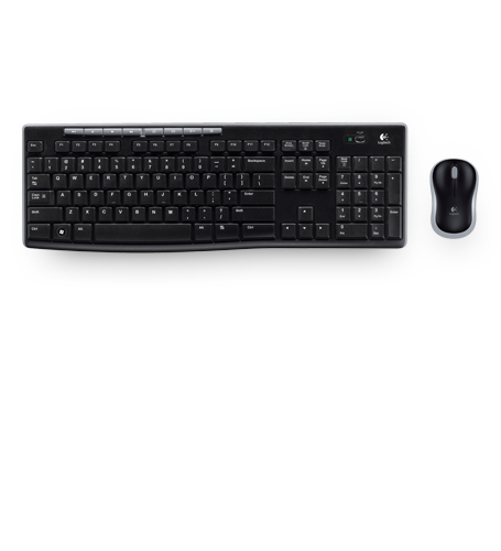 ‏מקלדת ועכבר Logitech Wireless Combo MK270 לוגיטק