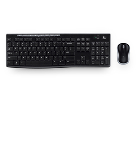 סט מקלדת ועכבר אלחוטי LOGITECH MK270 USB