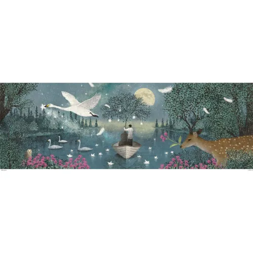 פאזל גלריה 1000 חלקים - אגם הברבורים