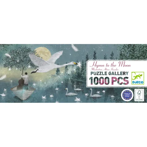 פאזל גלריה 1000 חלקים - אגם הברבורים