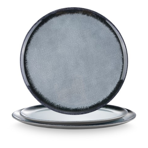 צלחת שטוחה 24 ס"מ מלמין צבע אפור Y.C.028005 / 1209.5