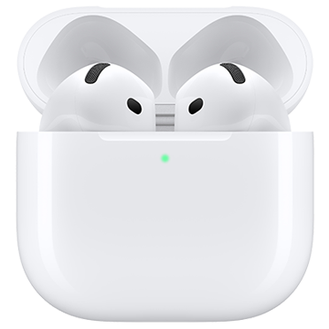 אוזניות AirPods 4 with ANC אפל איירפודס 4 עם סינון רעשים אקטיבי