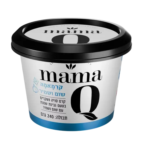 קרמאמה שום ושמיר בסגנון גבינת שמנת mama Q