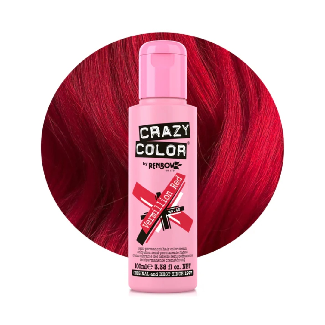 קרייזי קולור מספר 40 Vermillion Red