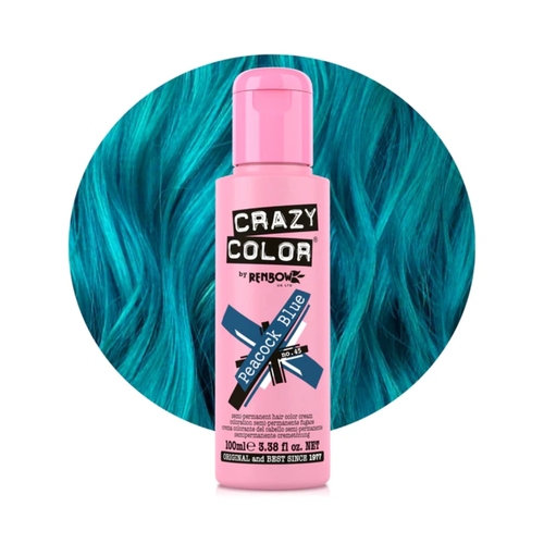 קרייזי קולור מספר 45 Peacock Blue