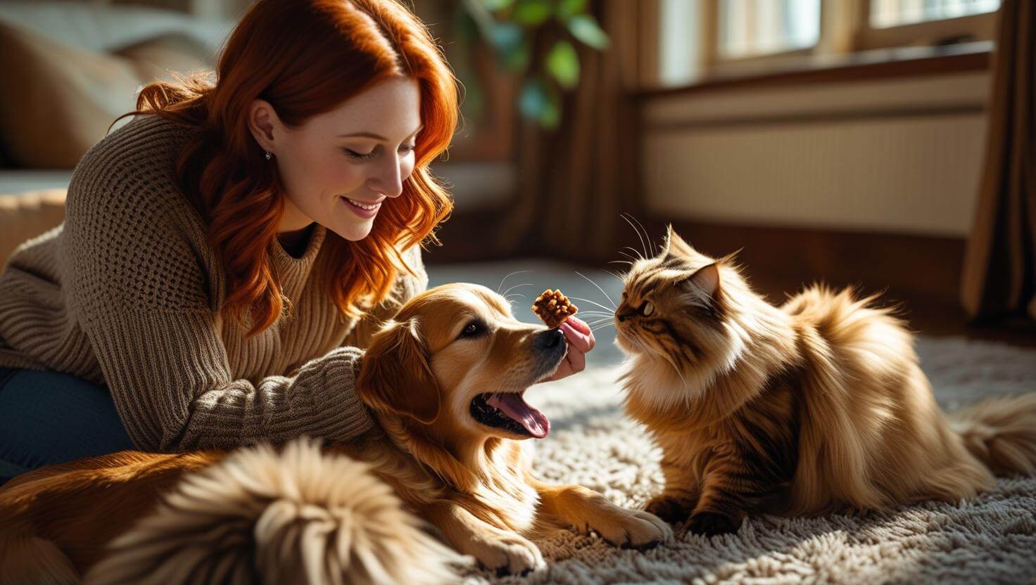 האם חטיפים לכלב או לחתול בריאים ?