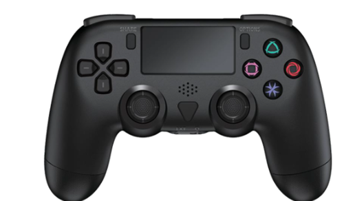 בקר משחק אלחוטי Double Shock לקונסולת ה-Sony PlayStation 4 מבית Dragon - צבע שחור