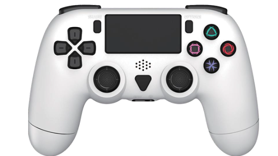 בקר משחק אלחוטי Double Shock לקונסולת ה-Sony PlayStation 4 מבית Dragon - צבע לבן
