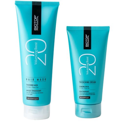 סט לשיער: מסכה 20 Volumizing boost לשיער דק 250 מ
