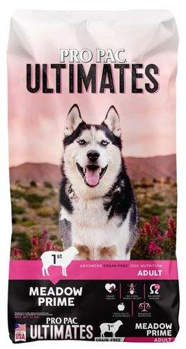 פרופק אוכל לכלב כבש ללא דגנים 12 קג PRO PAC Ultimates Meadow Prime