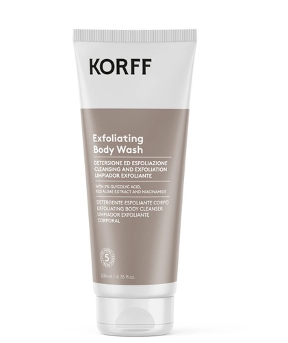 סבון גוף פילינג Korff Exfoliating Body Wash 200ml 