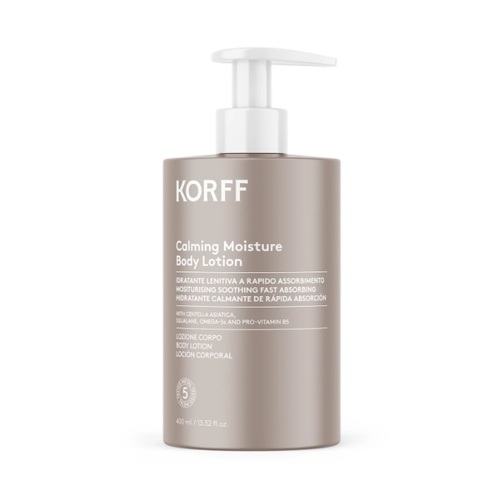 קרם גוף לחות מרגיע  Korff Calming Moisture Body Lotion 400ml 
