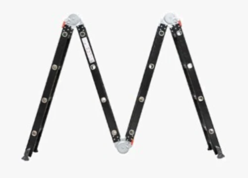 סולם מפרקים 4X5 ג'מבו אלומינים שחור 6.00 KR-0605B