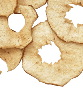 תפוח עץ מיובש עם קינמון 100% פרי 100 גר