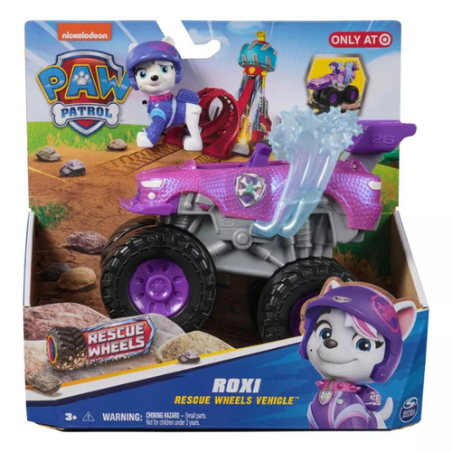 דמות רוקסי עם רכב מפלצת גלגלי החילוץ - מפרץ ההרפתקאות