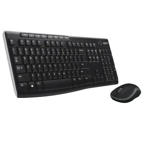 מקלדת ועכבר אלחוטיים Logitech MK270 מקלדת עברית-אנגלית