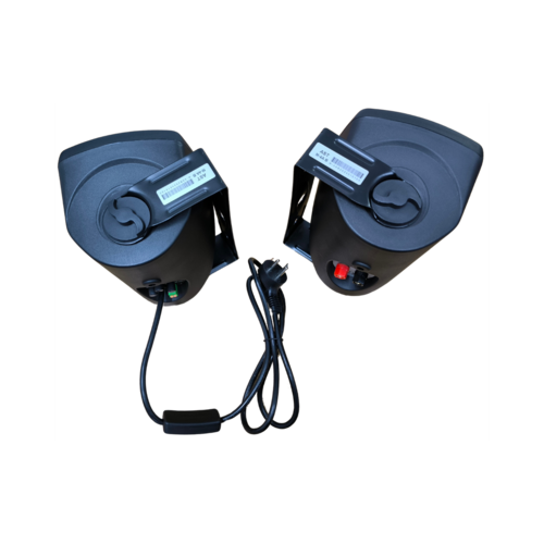 זוג רמקולים מוגברים  M-4A BLACK
