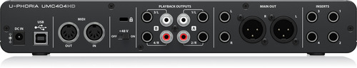 כרטיס קול 4 כניסות ו- 4 יציאות + MIDI דגם UMC404HD מבית Behringer