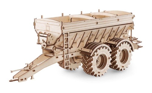פאזל תלת מימד מכני מעץ EWA Eco-Wood-Art Trailer for Kirovets K-7M