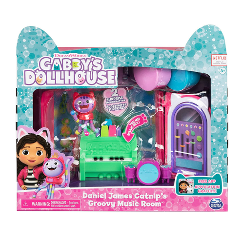 מארז משחק חדר המוזיקה של DJ דניאל ג'ימס - GABBY'S DOLL HOUSE