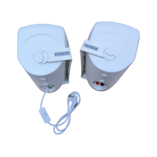 זוג רמקולים מוגברים M-6A WHITE