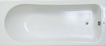 מידות אמבטיה אקרילית 170/70 MTI-93 מעוגלת לבן מבריק