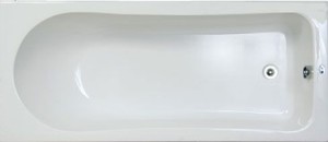 אמבטיה אקרילית 170/70 MTI-93 מעוגלת לבן מבריק