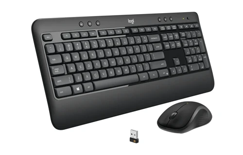 מקלדת ועכבר אלחוטי Logitech MK540 (עברית-אנגלית)