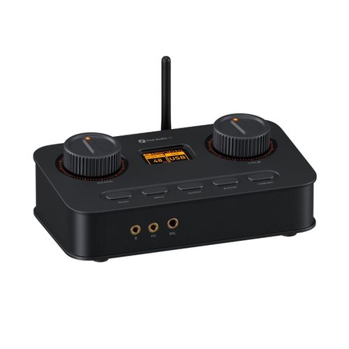 Fosi Audio K7 DAC מגבר אוזניות עם כניסת מיקרופון HIFI גיימרים