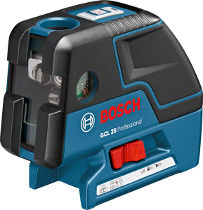 פלס לייזר צלב 5 נק’ + חצובה GCL25 BOSCH 