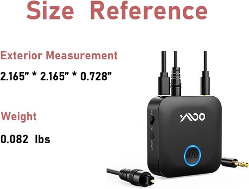 משדר מקלט Bluetooth 5.3 1MII ומתאם אודיו Bluetooth